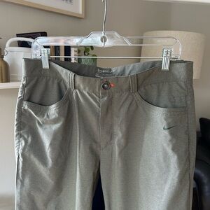 Nike Dri Fit Olive Green Golf Pants